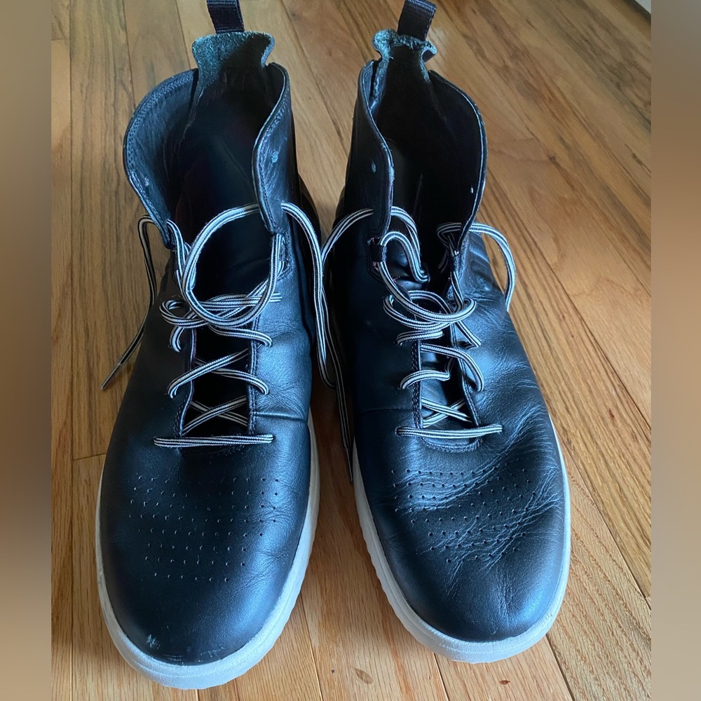 Mark Nason leather high top shoe
